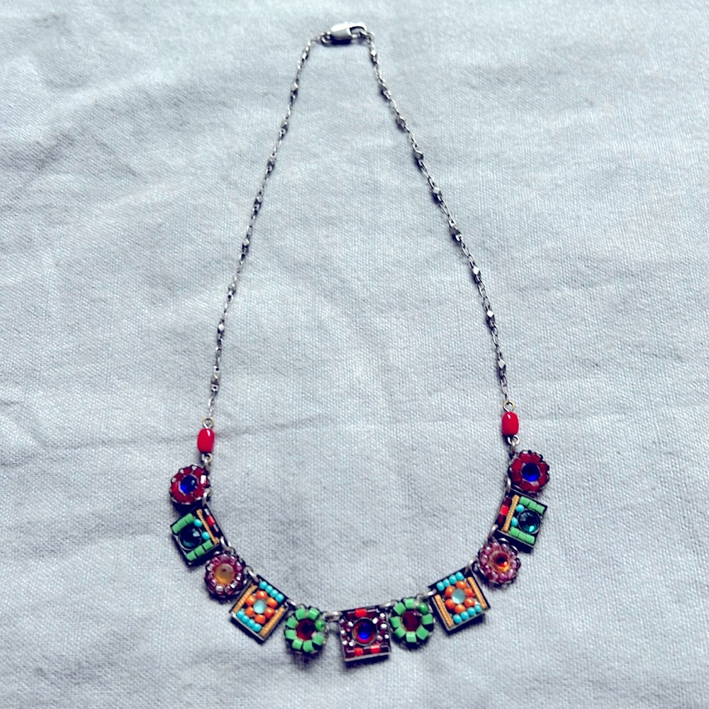 Ayala Bar Multi-Colored Stone Choker